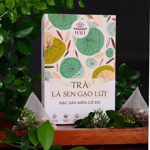 Trà lá sen gạo lứt Halise 50g 